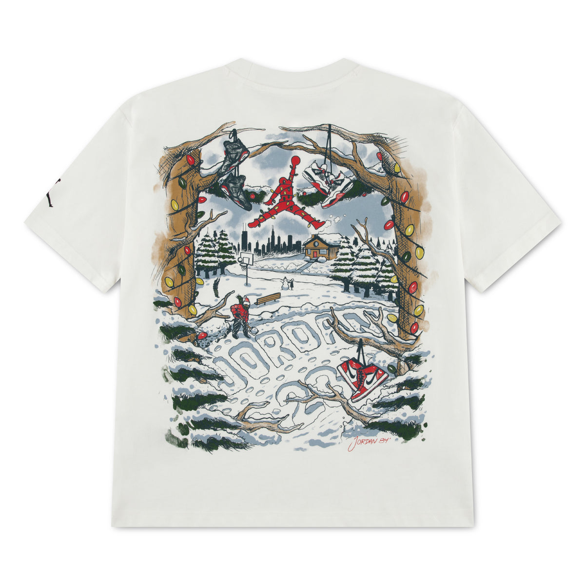 Jordan Boys Holiday Lights T-Shirt (Big Kids)
