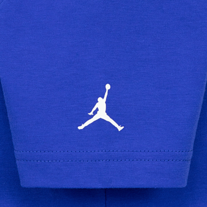 Jordan Boys 2-Piece MJ Brooklyn AOP T-Shirt & White Printed Shorts (Little Kids)