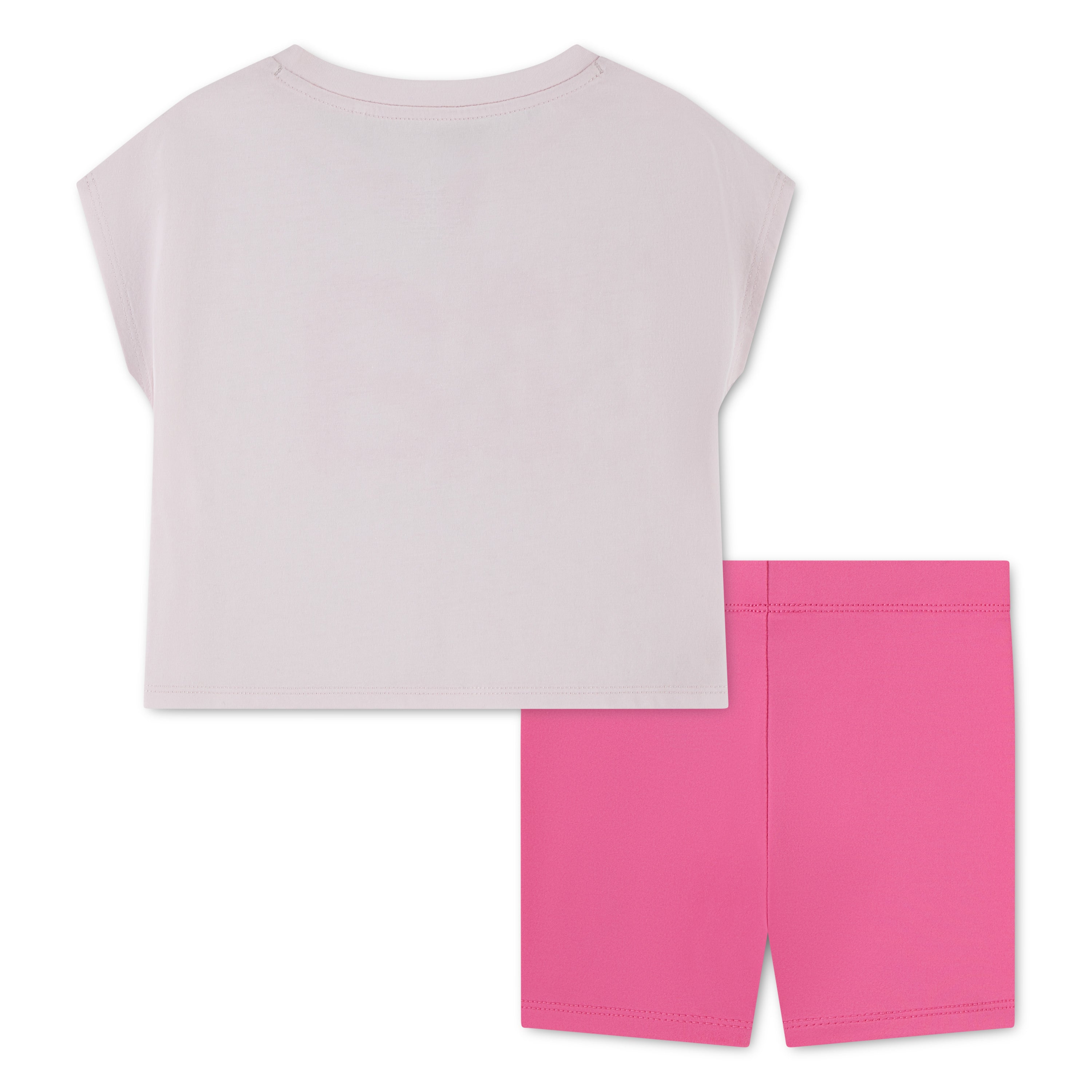 Jordan Girls 2-Piece Boxy T-Shirt & Bike Shorts Set (Toddler)