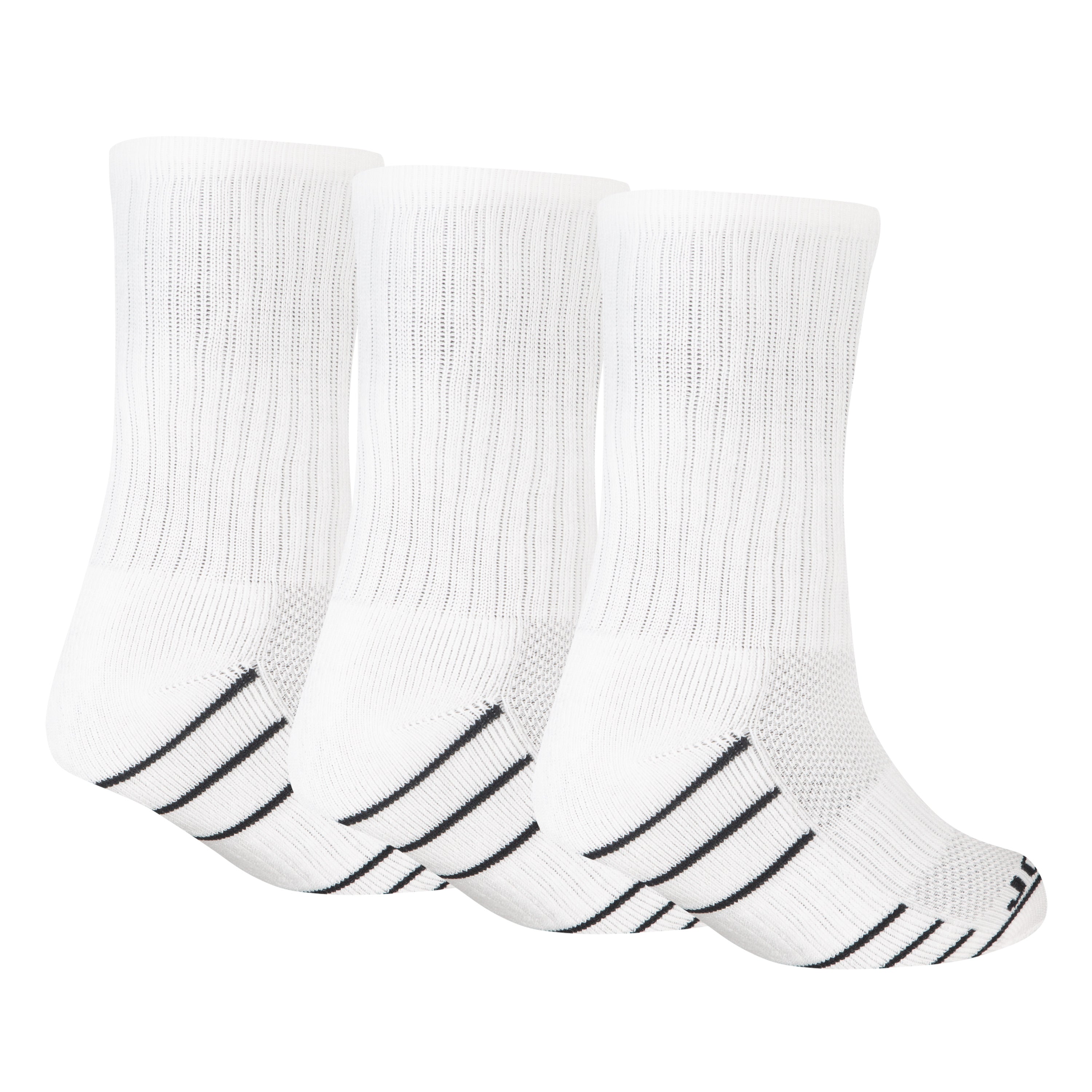 Jordan 3-Pack Stripe Crew Socks (Big Kids)