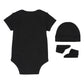 Jordan 3-Piece Bodysuit, Hat & Booties Gift Set (Newborn)