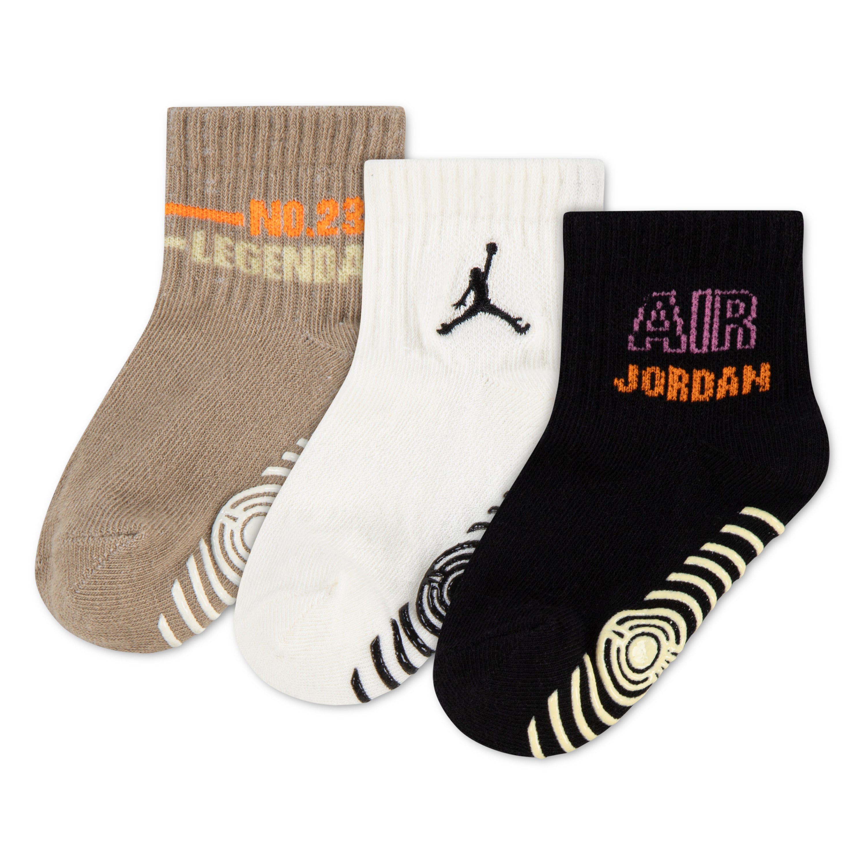 Jordan Boys MJ Legendary Grippers Socks (Newborn)