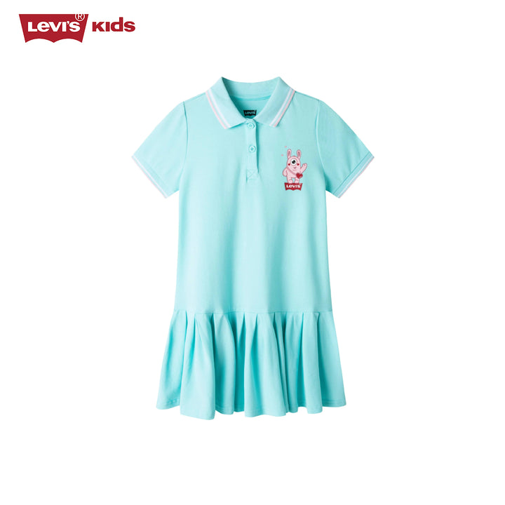 Levi's Girls Polo Turquoise Dress (Little Kids)