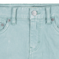 Levi's Girls Angled Fray Cuff Girlfriend Shorts Malachite Green (Big Kids)
