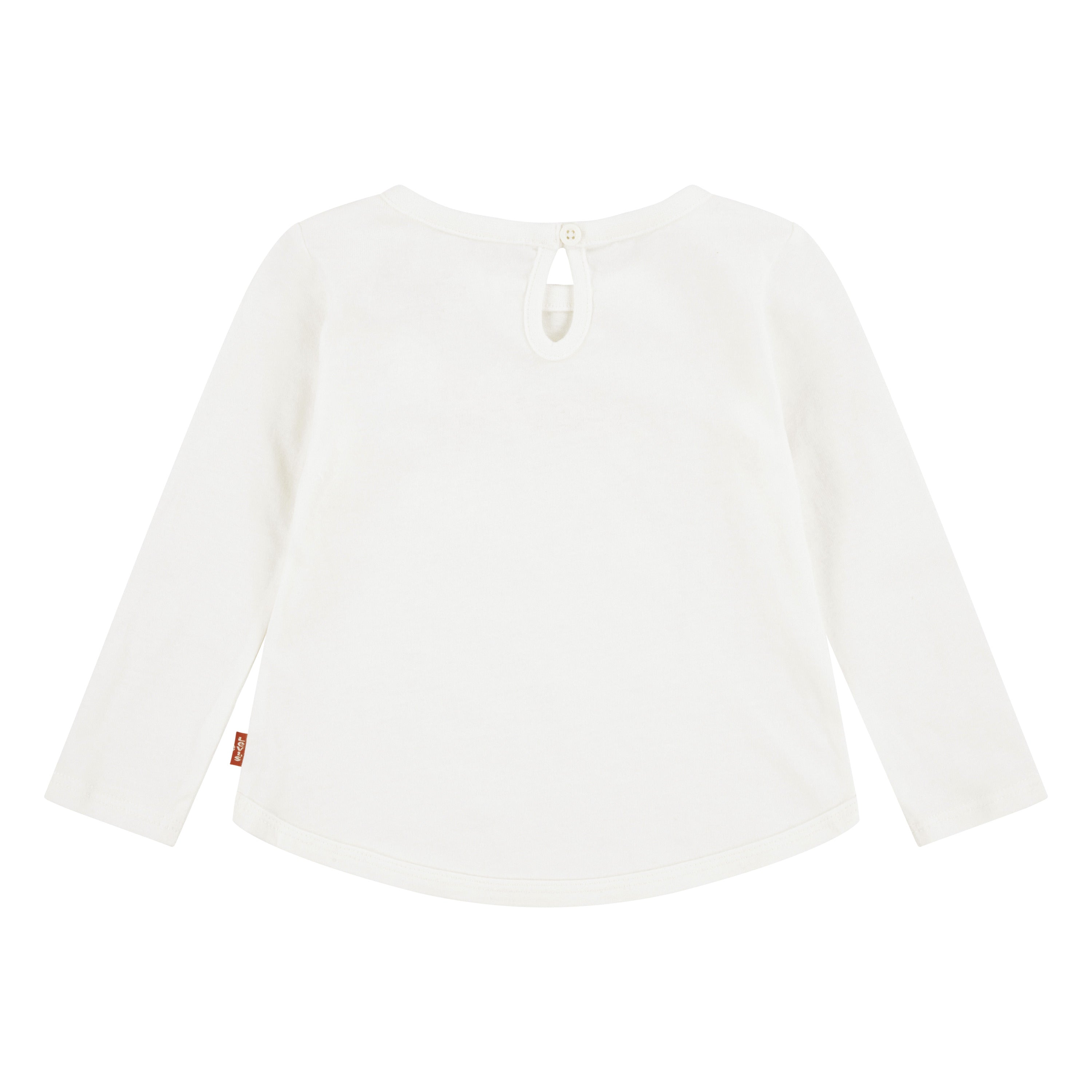 Levi's Girls Curved Hem Long Sleeve T-Shirt (Infant)