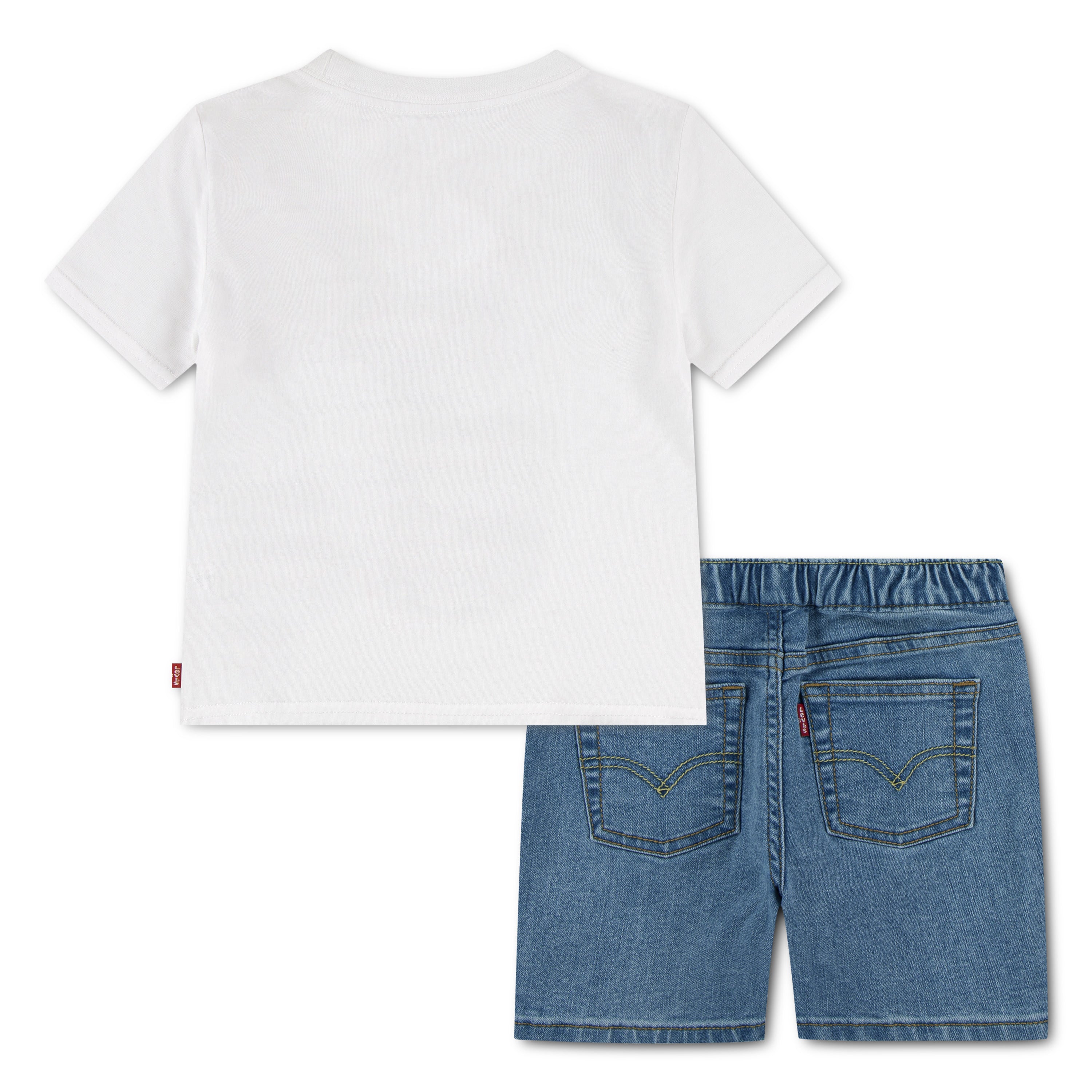 Levi's Boys 2-Piece Skater Levi T-Shirt & Denim Shorts Set(Infant)