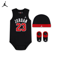 Jordan 3-Piece Bodysuit, Beanie & Booties Gift Set (Infant)