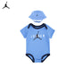 Jordan 2-Piece Bucket Hat & Jumpsuit Set (Newborn)
