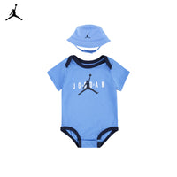 Jordan 2-Piece Bucket Hat & Jumpsuit Set (Newborn)