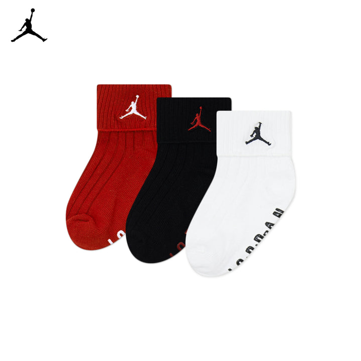 Jordan 3-Pack Ripped Grippers Sock (Toddler)