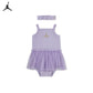 Jordan Girls 2-Piece Headband & Tutu Bodysuit Box Set (Newborn)