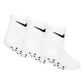 Nike 3-Pack Core Swoosh Non-Slip Grip Ankle Socks (Infant)