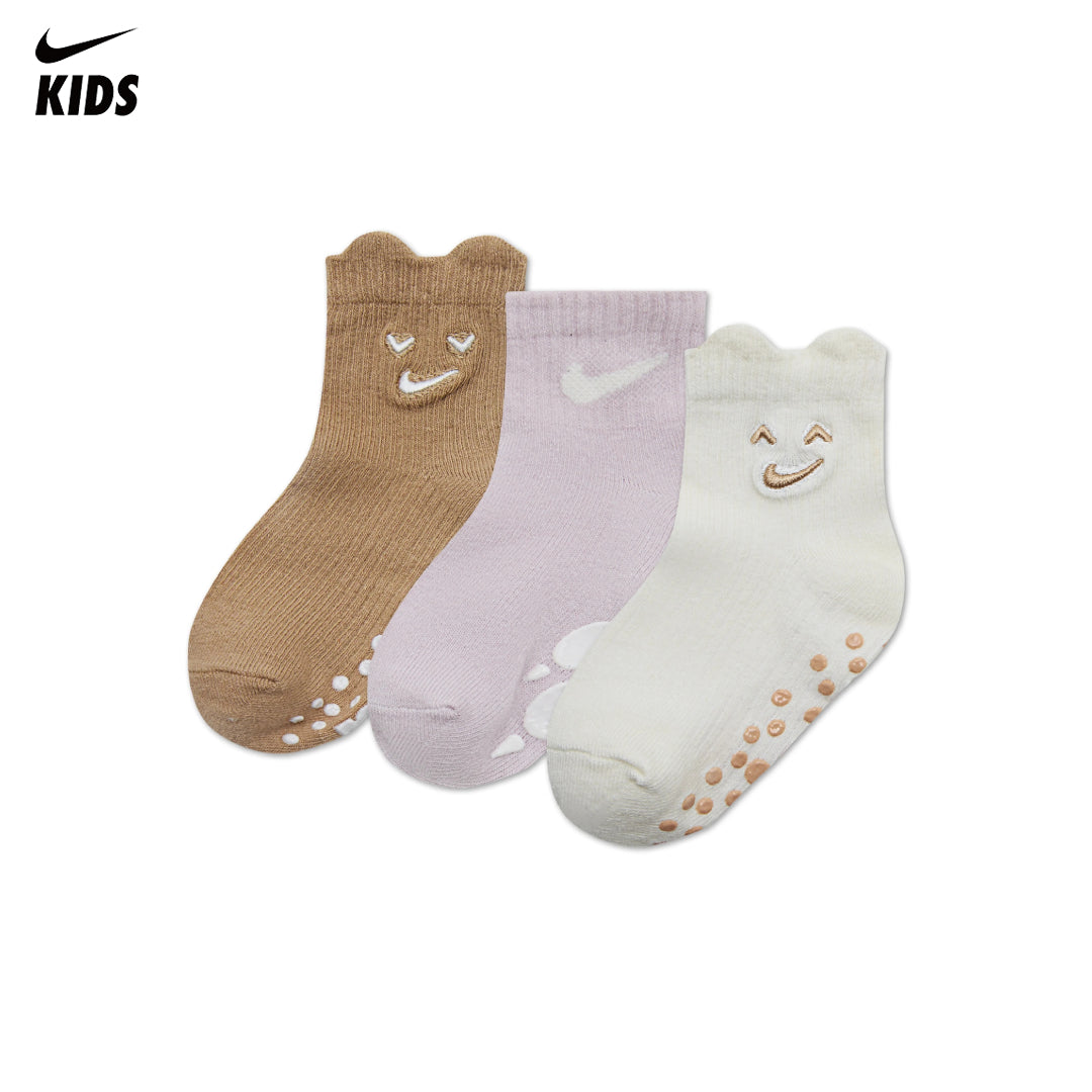 Nike 3-Pack Cozy Comfort Ribbed Socks (Infant)