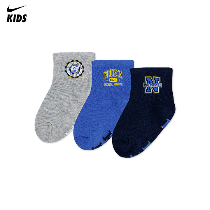 Nike 3-Pack Phys Ed Gripper Socks (Infant)