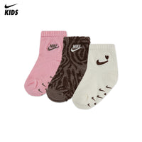Nike Girls 3-Pack Wild Warmth Socks (Infant)