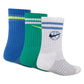 Nike Boys 3-Pack Goal Mode Crew Socks (Little Kids)