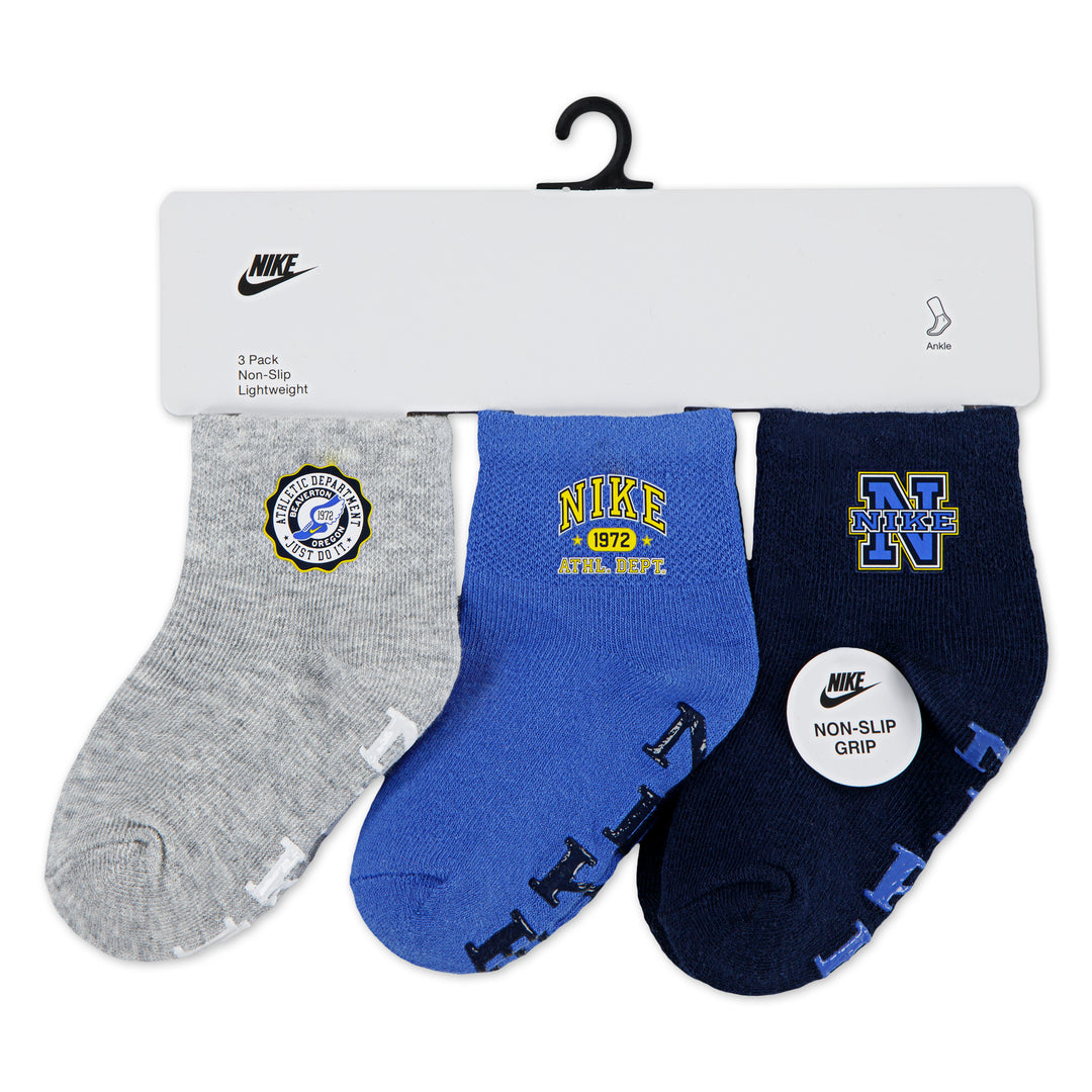 Nike 3-Pack Phys Ed Gripper Socks (Infant)