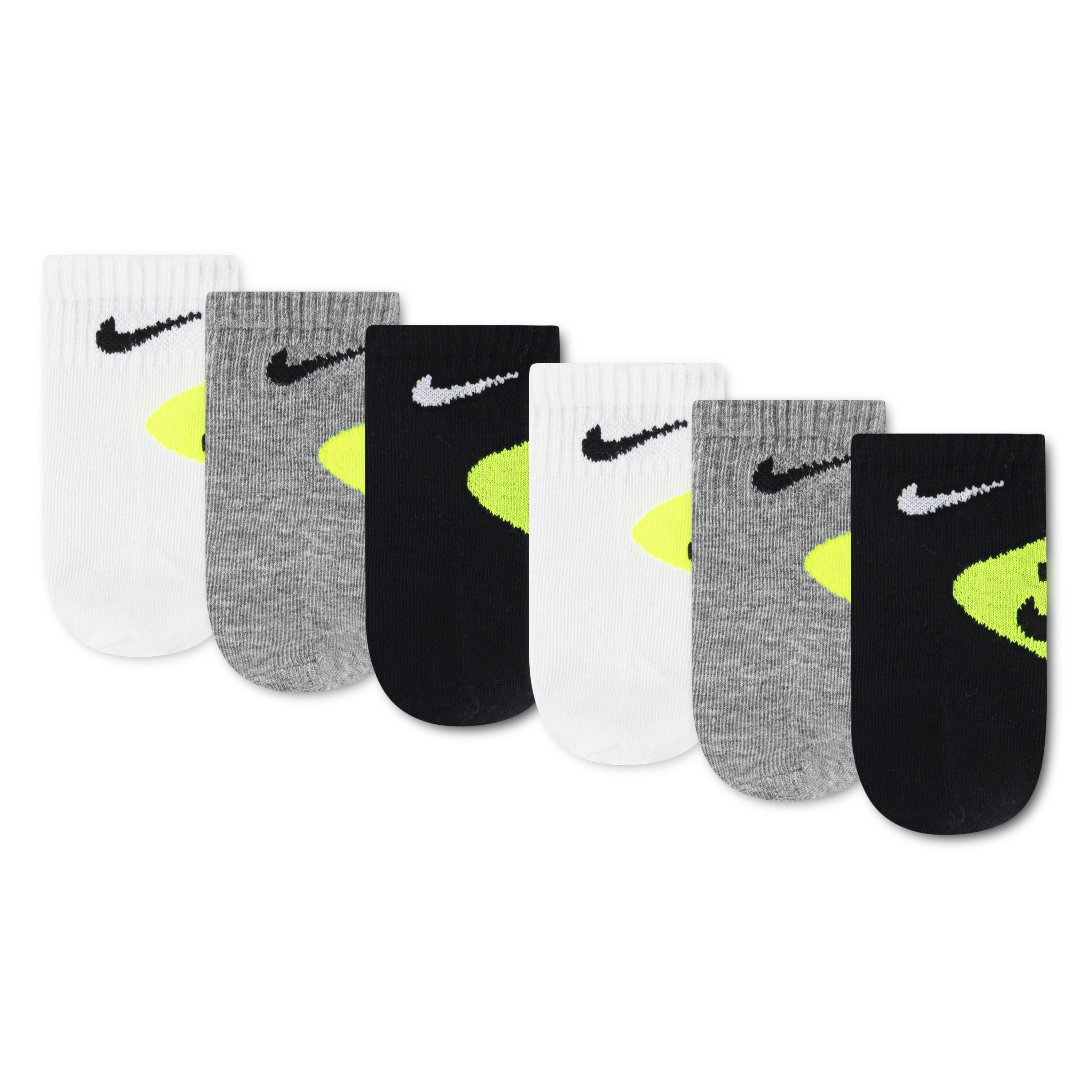 Nike 6-Pack Smiley Ankle Socks (Infant)