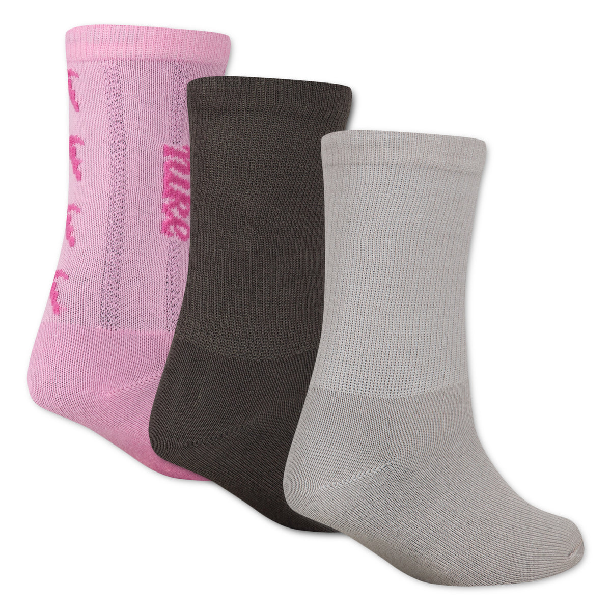 Nike Girls 3-Pack Juxta Crew Socks (Little Kids)