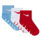 Nike Boys 3-Pack Multisport Waffle Grip Socks (Infant)
