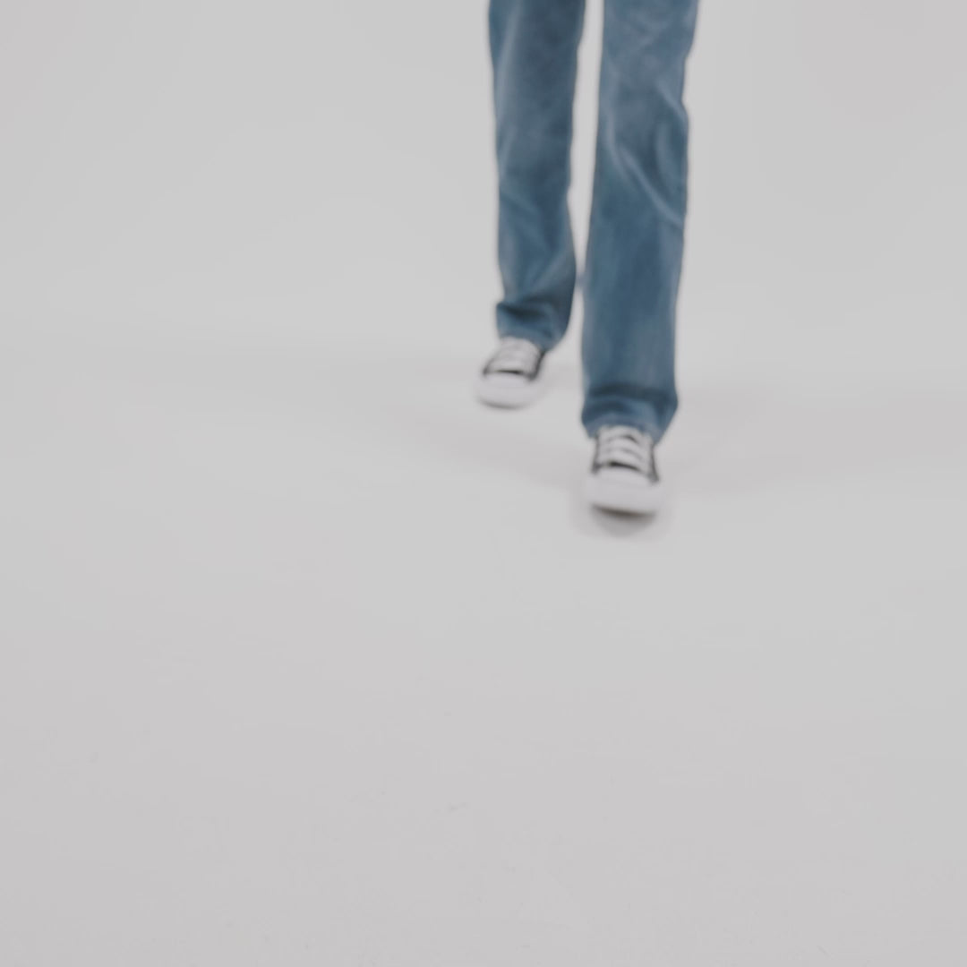Levi's Kids blue jeans on a white background