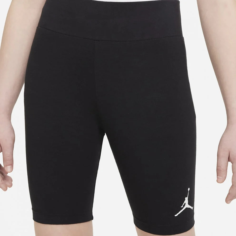 Jordan Girls Essentials Black Bike Shorts (Big Kids)