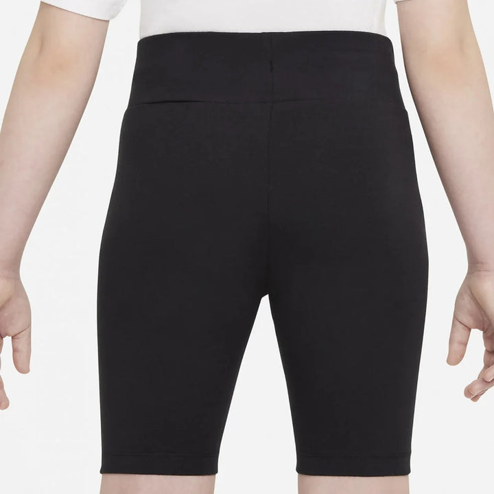 Jordan Girls Essentials Black Bike Shorts (Big Kids)