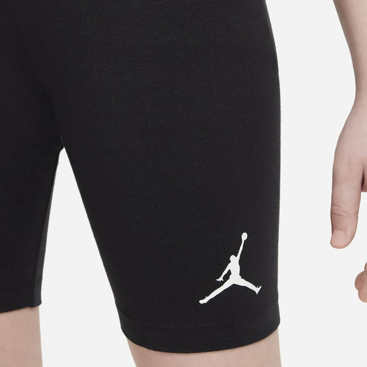 Jordan Girls Essentials Black Bike Shorts (Big Kids)