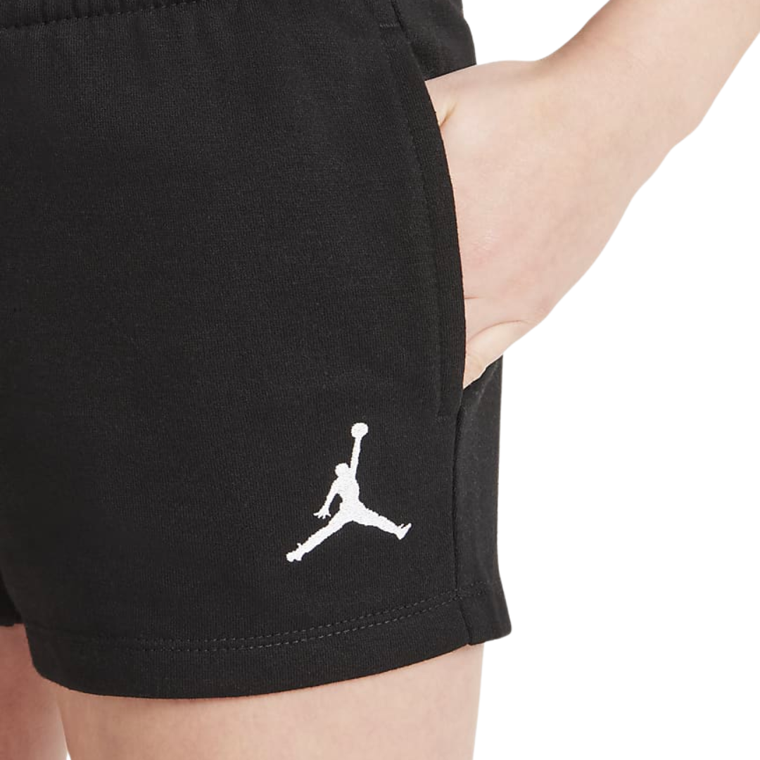 Jordan Girls Essentials Black Shorts (Big Kids)